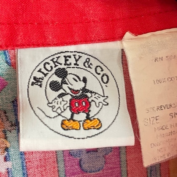 Vintage Disney Cowboy Mickey Mouse Button Down Shirt, Western Cowboy, Size S - Picture 7 of 9